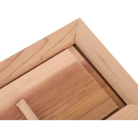 Grille de Ventilation pour Sauna Panneau en Cèdre 34x13.6cm Équipement Sauna et Spa (1/5)