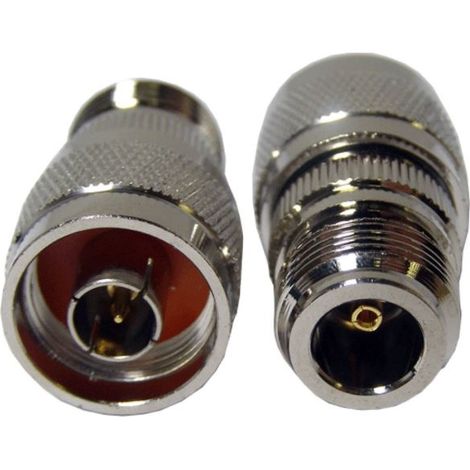 Adattatore con spina N / presa N dritta