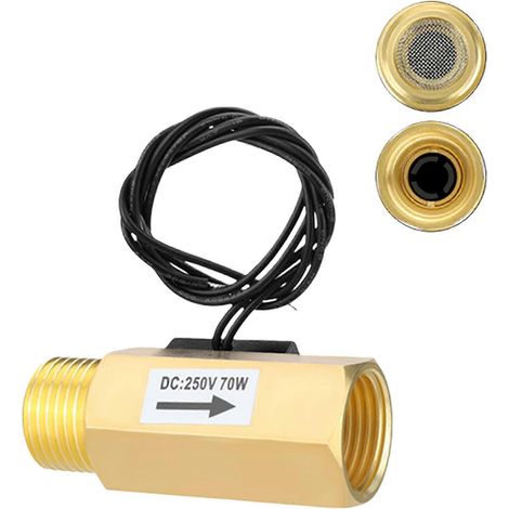 Capteurs de débit d'eau en cuivre : durabilité et résistance à l'usure pour une détection précise des fluides dans de multiples applications. Multicolore D (1/5)