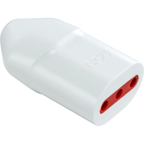 Presa 10A 2P+T, bianco, serie Emilia Specialist - Rosi RS9704B