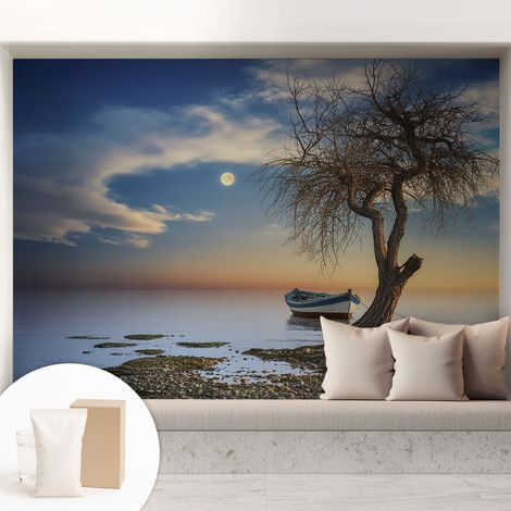 Carta Da Parati - Non Tessuto - Con Colla Inclusa - Per Interni - Ecologica - Con Ingresso - Soggiorno Un paesaggio tranquillo 208x146 cm (1/5)