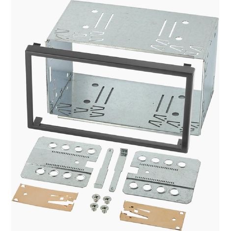 Kit de montage universel UNI02 compatible avec autoradio double ISO 110mm