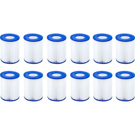 Bestway 58094-S06 Cartuccia per filtrazione acqua piscina Tipo II, 6 pezzi