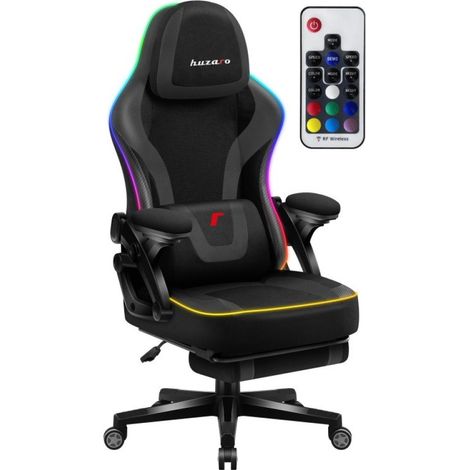 Sedia da gaming Force 4.6 RGB in rete nera (1/4)