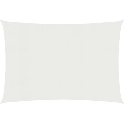 Voile d'ombrage Voile de parasol - 160 g/m² Blanc 2,5x3 m PEHD BV455658 - BonneVie (1/5)