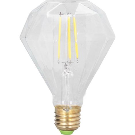 Bulb to filament unique retro transparent 4000K 4W 220V E27/E26, suitable to the home, restore and coffees