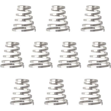 10pcs Stainless Steel Bicycle Wheel Springs, Skewer Hub Spring Quick Release Bicycle Spring for Mountain Road Bike (1/4)