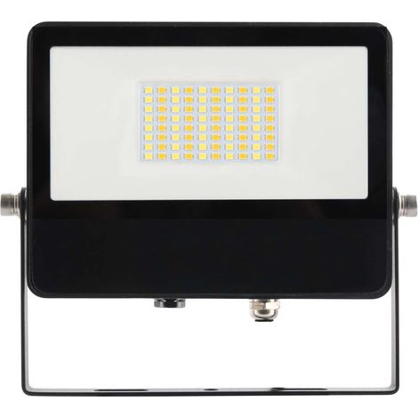 Projecteur LED extérieur Sky 40W avec technologie de commutation CCT 3000K/4000K/5000K, faisceau de 115°, cadre en aluminium noir - Beneito & Faure (1/5)