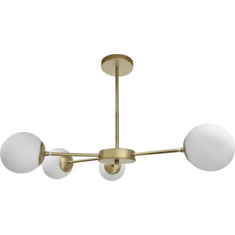Lampadario Candellux Mati ottone bianco 4xG9 20W in metallo (1/4)