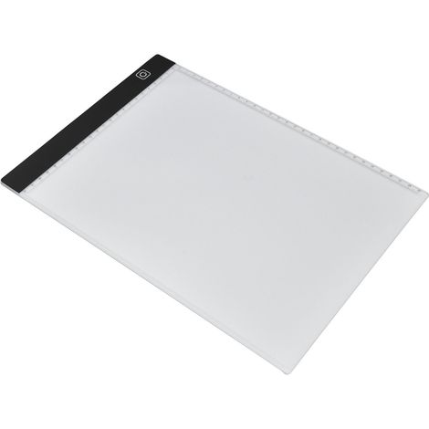 Tablette graphique LED A4 USB 5 V avec échelle, 3 niveaux de luminosité, commande tactile et affichage gradué (300-350 lumens). (1/5)