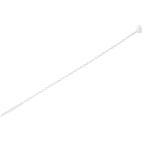 TRU COMPONENTS TC-12533372 Collier réutilisable 145 mm 1.9 mm blanc naturel 1000 pc(s) Q222123 (1/3)