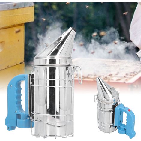 Elektronischer Bienenstockräucherofen mit blauem Griff, Imkerei-Profi-Ausrüstung, Elektrowerkzeuge (1/5)