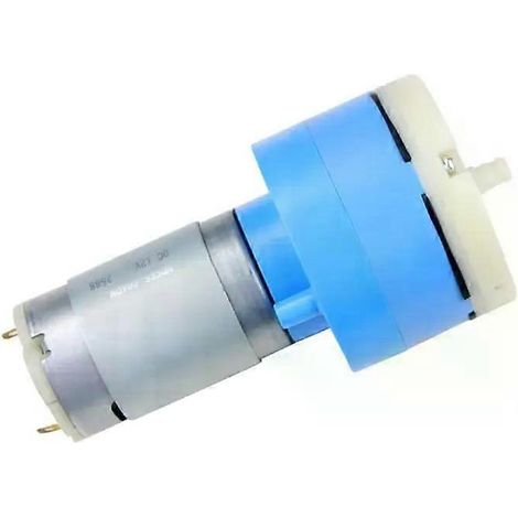 Pompe à air silencieuse 12 V/24 V CC, 60 APM, pression négative de 80 kPa, débit de 17 L/min, pour aquarium, à faible niveau sonore, dispositif médical. (1/5)