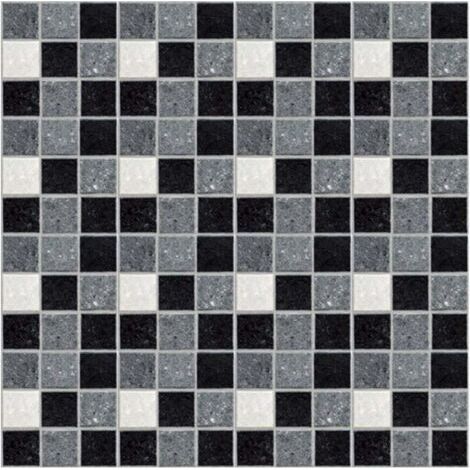 BUNTHAUS Papier Peint Mosaïque Papier Peint À Carreaux Salle De Bain Cuisine Toilettes Autocollants Muraux AutoAdhésifs Imperméables Résistants Lhuile 24pcs 10 x10Cm (1/5)