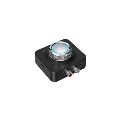 Trimec – Récepteur audio Bluetooth 5.0 – Adaptateur audio sans fil stéréo 3,5 mm RCA – Mode 3D Bass – Compatible carte TF jusqu'à 64 Go - RCA 3 D