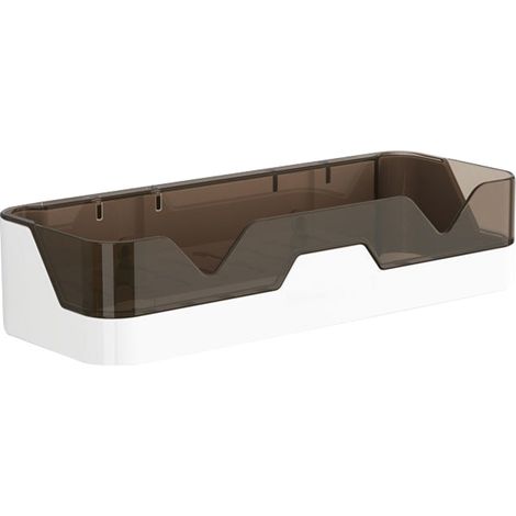 Etagère De Salle De Bain - Support Adhésif Pour Douche - Capacité 9 kg - Matière PP Antirouille - Pour Carrelage - 1 Pièce (1/5)