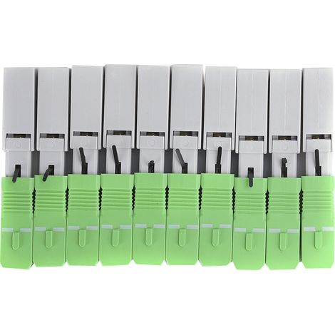 10 Pièces Connecteur Rapide Fibre Optique FTTH SC/APC, Jonction Froide à Encastrement Rapide (1/5)