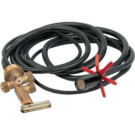 Watts – Combiné fioul MKS 200 pour cuves en batterie – Corps en laiton – Plongeur 2m avec lest – Raccord mâle 1" et 3/8"