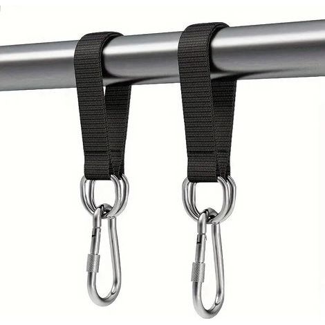 2 Pcs Sangle Hamac Balancoire Arbre Fixation Hamac Sangles de Suspension Max 400kg Sangle Hamac en Nylon pour Balancoire de Jardin Hamac Chaise Suspendue Exterieur-Chrom (1/5)