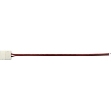 CÂBLE AVEC 1 CONNECTEUR PUSH POUR BANDE À LED FLEXIBLE - 8 MM - 1 COULEUR VELLEMAN LCON25 (1/2)