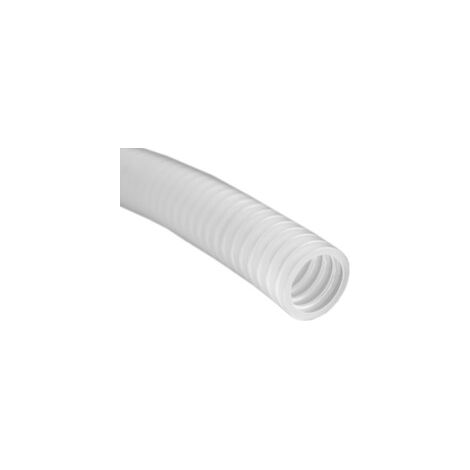 Tuyau ondulé Rklf 36/29 - Blanc - 1 m - Tuyau flexible - Polypropylène (1/3)
