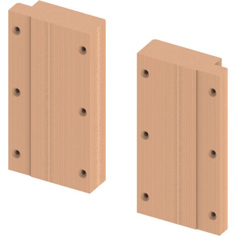 TECE 9042008 Ensemble de panneaux en bois TECEprofil