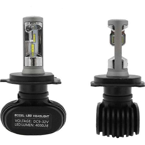 ampoules LED pour phares de voiture 50W 9-32V 4000LM étanches feux de route feux de croisement intégrés (H4)-24.00X5.00X3.50CM (1/3)