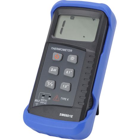 Thermomètre numérique à affichage LCD, testeur de température à thermocouple pour liquides, vapeur, gaz et solides, compatible avec 4 sondes (1/5)