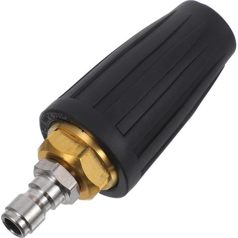 Turbo Inoxydable et Haute Pression 1/4 pour Buse Nettoyeur Rotative en Pouces 4000 Psi Caoutchouc Acier Compatible Surfaces Variées pour Nettoyage Industriel (1/5)