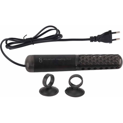mini calentador de acuario de ABS impermeable, temperatura constante de 26 °C, con ventosas, para peces, tortugas, tanque de 15 L. (1/5)