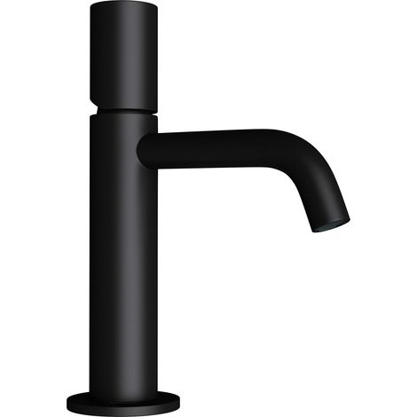 Mai & Mai Robinet Salle de Bain Mitigeur Noir Mat en Laiton Robinet pour Lavabo Vasque WAO-7701 (1/5)