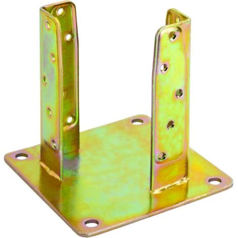 Supporto A Pavimento Con Piastra Per Trave Art.800 - 182x182 mm - Spessore 5 mm