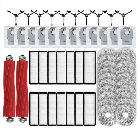 Filtre HEPA pour rouleau principal et brosse latérale Roborock Qrevo S (1/5)