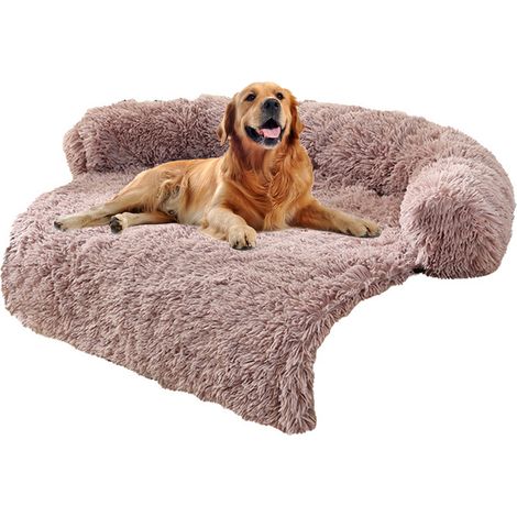 Housse de canapé moelleuse et apaisante pour chien, protection pour meubles (1/5)