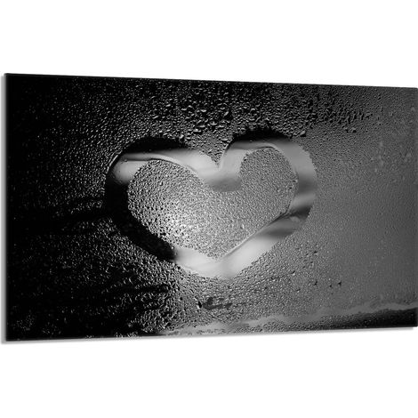 Placa protectora de vidrio para estufa 80x52 Corazón (1/5)