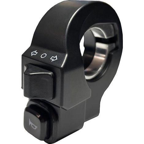 Interruptor de manillar para bicicleta eléctrica con bocina e intermitentes - Interruptor ligero de PP TPR para motocicleta, scooter y quad (1/5)