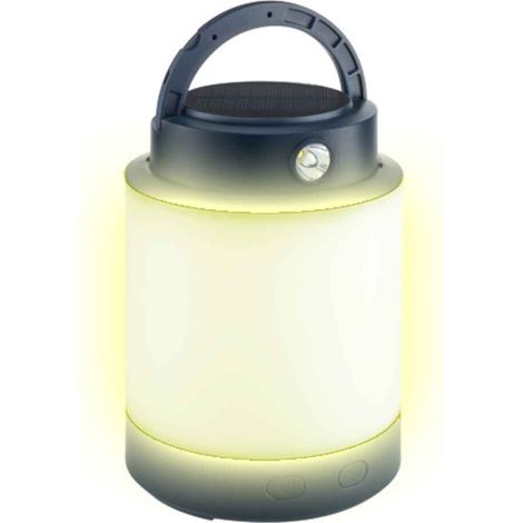 Torcia a LED solare POWERplus Bluebird con power bank USB e lampada da campeggio. (1/5)