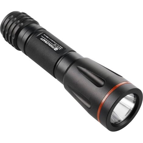 TOOLCRAFT T120 LAMPADA PORTATILE A LED CON CLIP DA CINTURA, CON BATTERIA/E MODALITÀ STROBOSCOPIO 250 LM 122 G TO-7566321 (1/5)