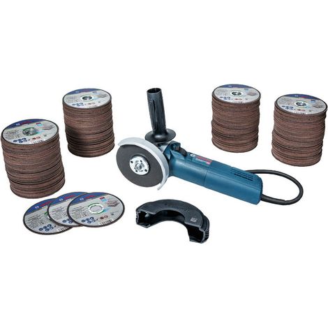 Bosch PRO Stainless Steel and Metal Bonded Cutting Discs and GWS 9-115mm Bundle 061599768S