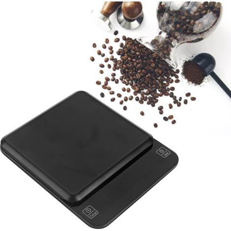Kaffeewaage 3 kg/0,1 g mit automatischem Timer für Filterkaffee, auch zum Kochen und Backen geeignet. (1/5)