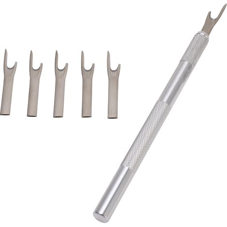 Couteau à broder domestique avec manche ergonomique, durable et résistant à l'usure, outil de broderie très efficace, pratique et facile à utiliser. (1/5)