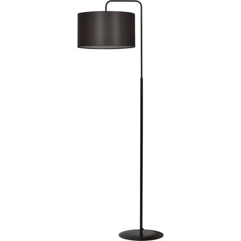 Lampada da terra Emibig Trapo E27 1 luce nero/wengé 150cm (1/3)