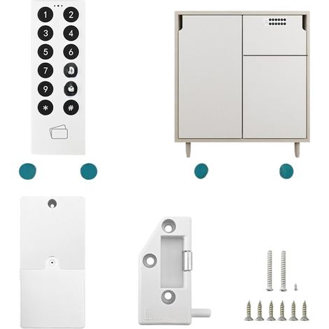 Elektronisches Fingerabdruckschloss für Büroschubladen (1/5)