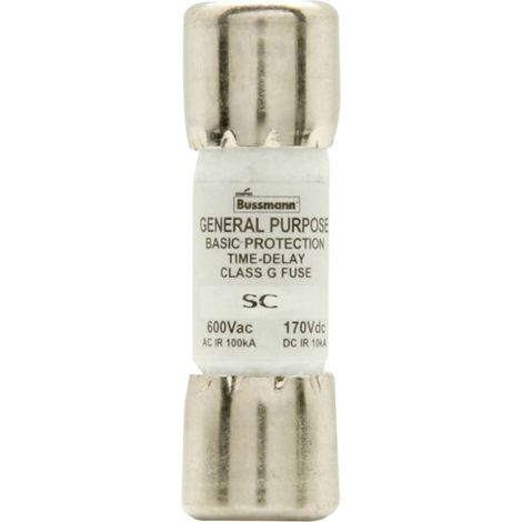 Eaton BK/SC-15 BUSS SC FUSE CLASS G BK/SC-15 Inserto fusibile 15 A 600 V/AC, 170 V/DC Contenuto 1 pz. (1/2)