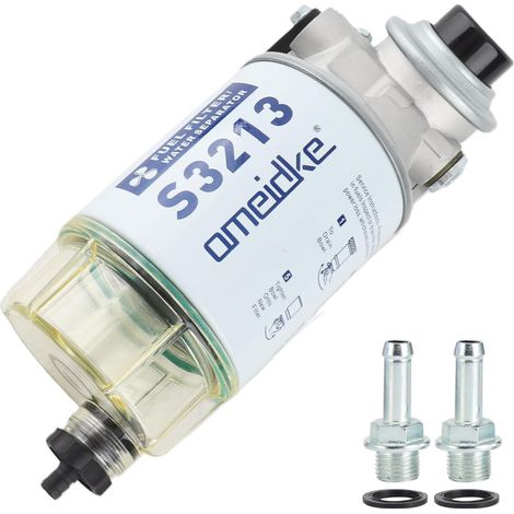 Support Filtre À Gasoil Complet Kit Complet de Séparateur d'eau Remplacement pour Filtre à Carburant Pièces de Moteur Hors-Bord de Bateau Marin pour separateur d'eau et Carburant Filtre sé (1/5)