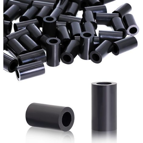 60 Pièces Rondelles d'espacement Rondes en ABS Entretoises Plastique Isolantes Rondelle Plastique M8 pour vis M8 14x25mm pour Circuit Imprimé Isolation électrique (1/5)