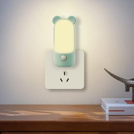 2-teiliger Kindernachtlichtstecker mit 2 Modi, Nachtlichtzubehör für das Babyzimmer (1/4)