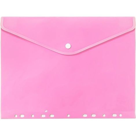 Cartellina portadocumenti A4 in PP, da appendere, rosa pastello