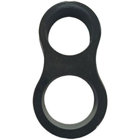 10 poignées de porte, coussin de poignée de porte, anneau de collision, housse de protection de poignée de porte, barrières de porte de bureau, d'école et de maison (noir) (1/4)