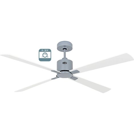 ECO CONCEPT 152, Ventilatore senza Luce, CasaFan - Corpo: Grigio - Colore Pale: Bianco e Grigio (1/3)